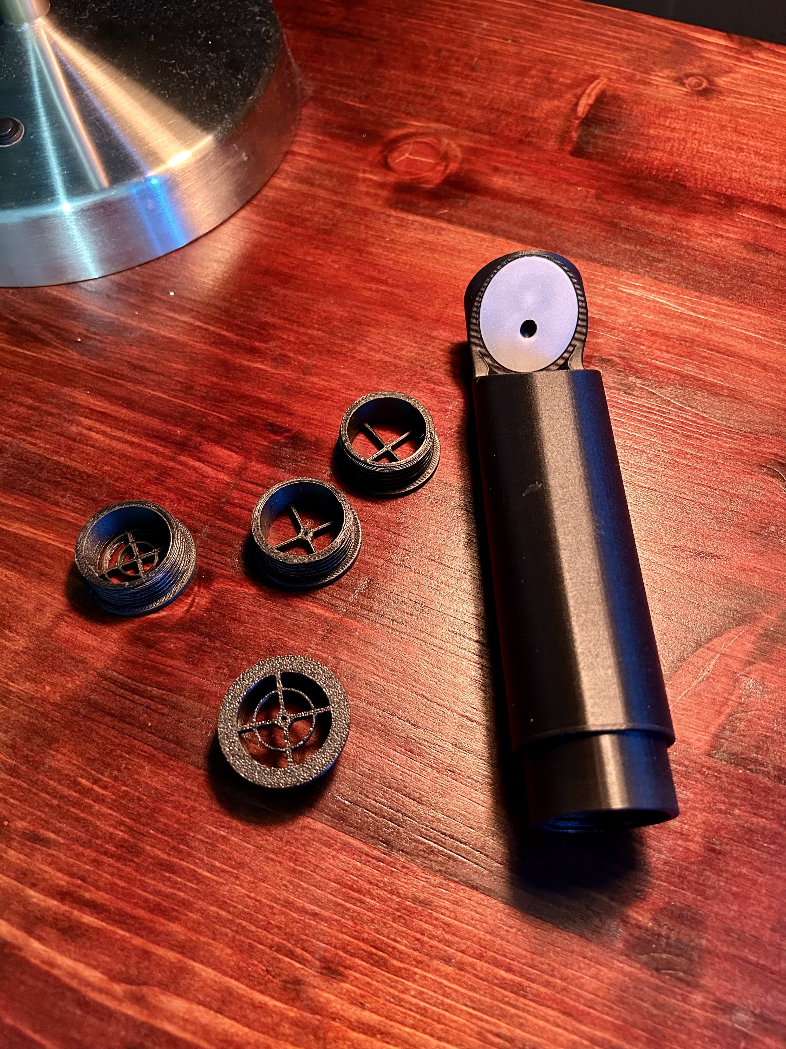 Cheshire en position d'utilisation