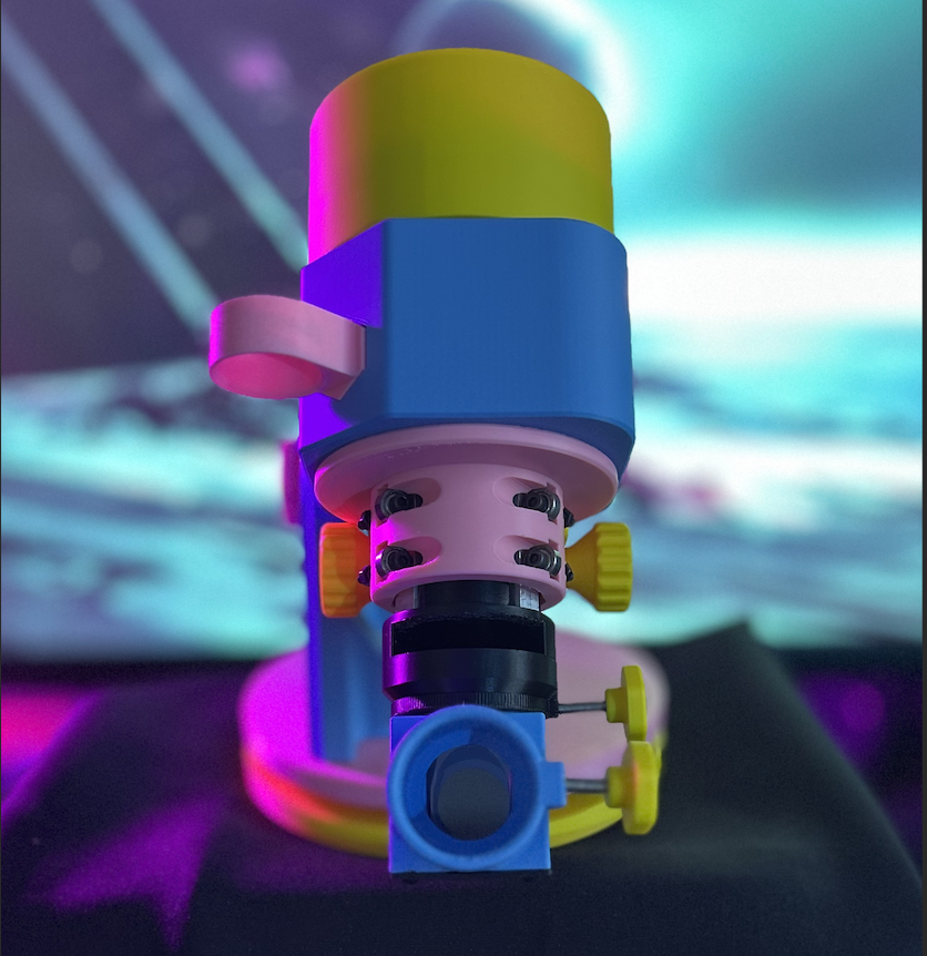 Lunette astronomique ERT assemblée