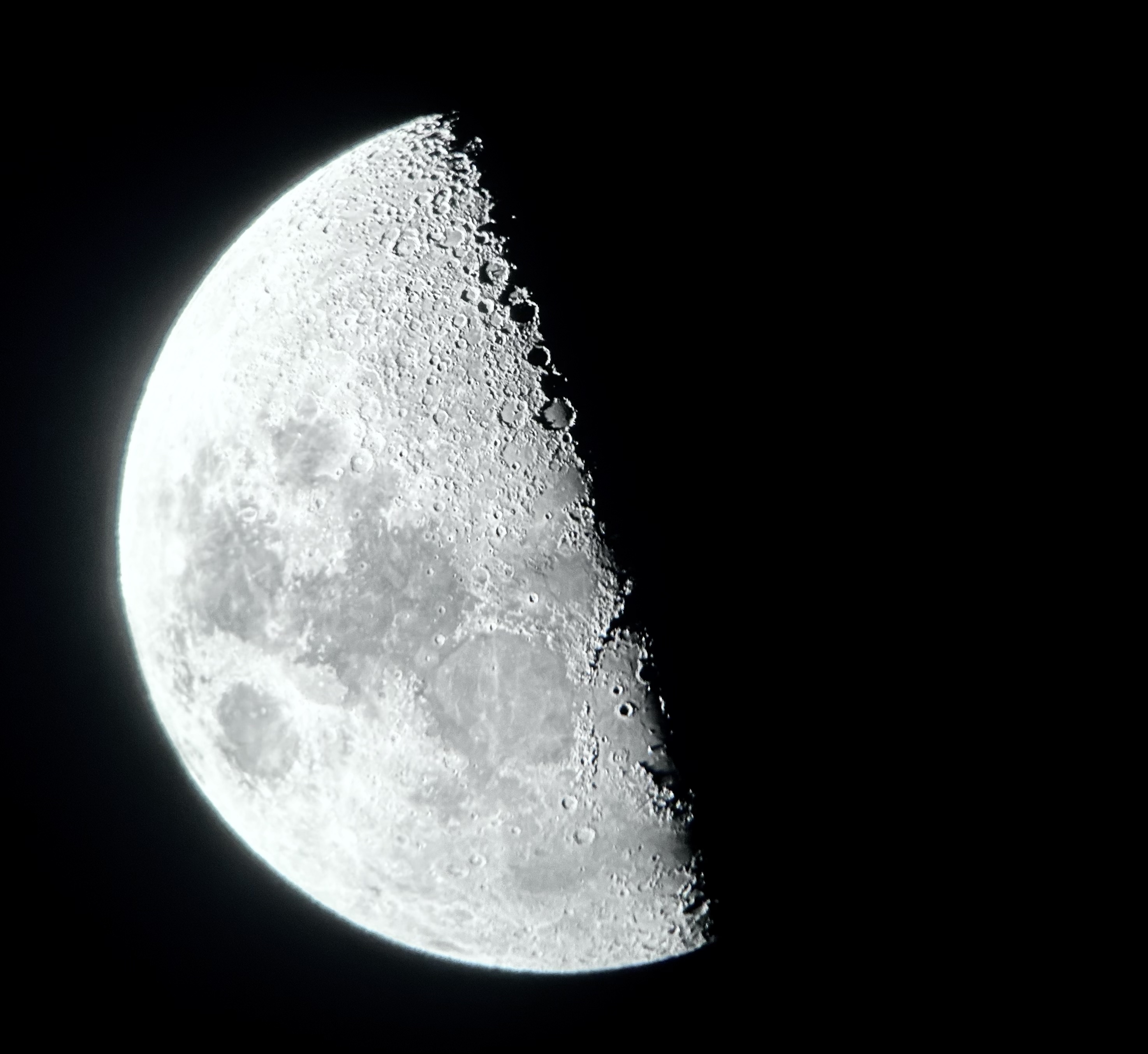 Photo de la lune avec le Smallest
