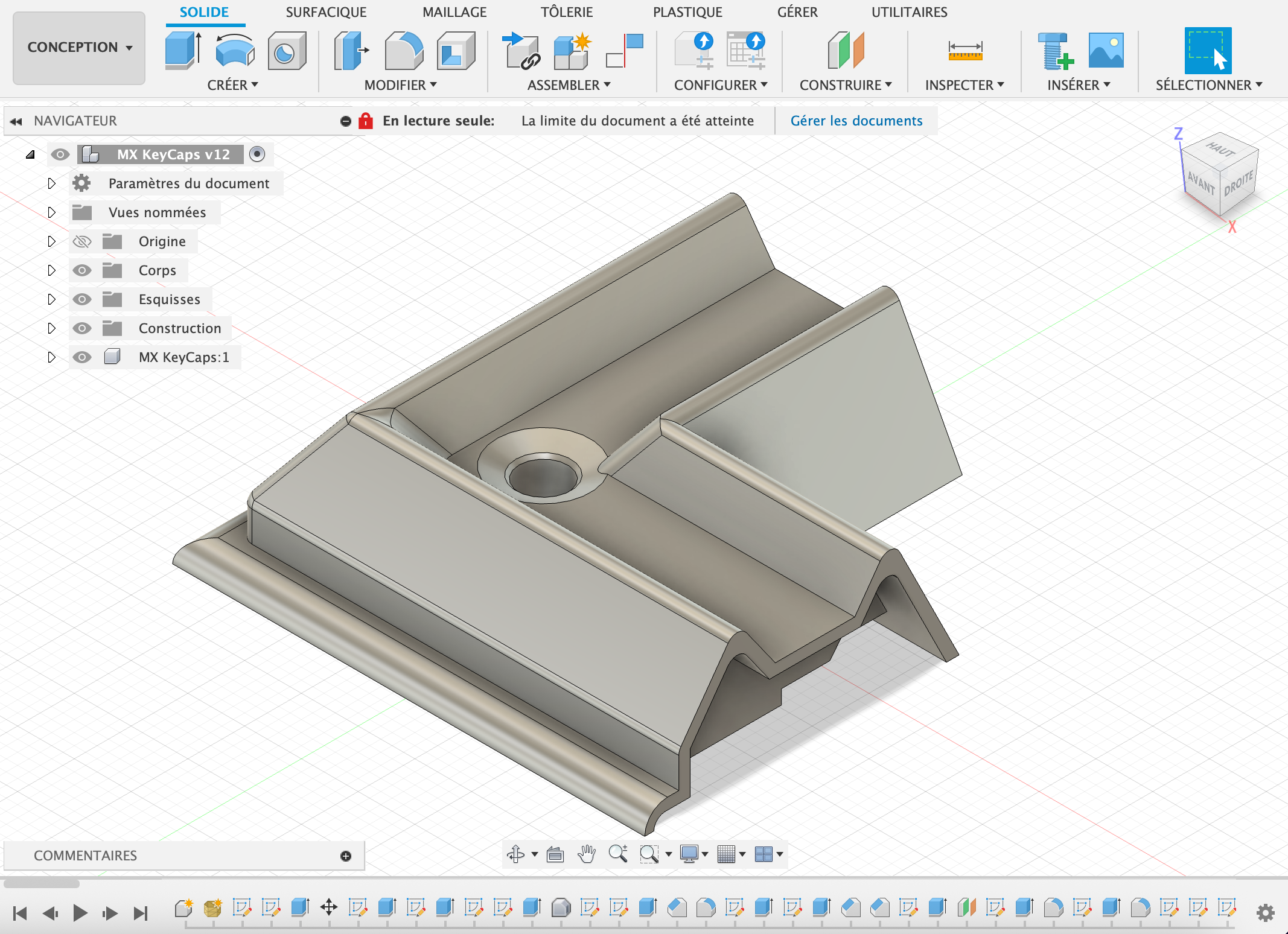 Pièce sur mesure imprimée en 3D