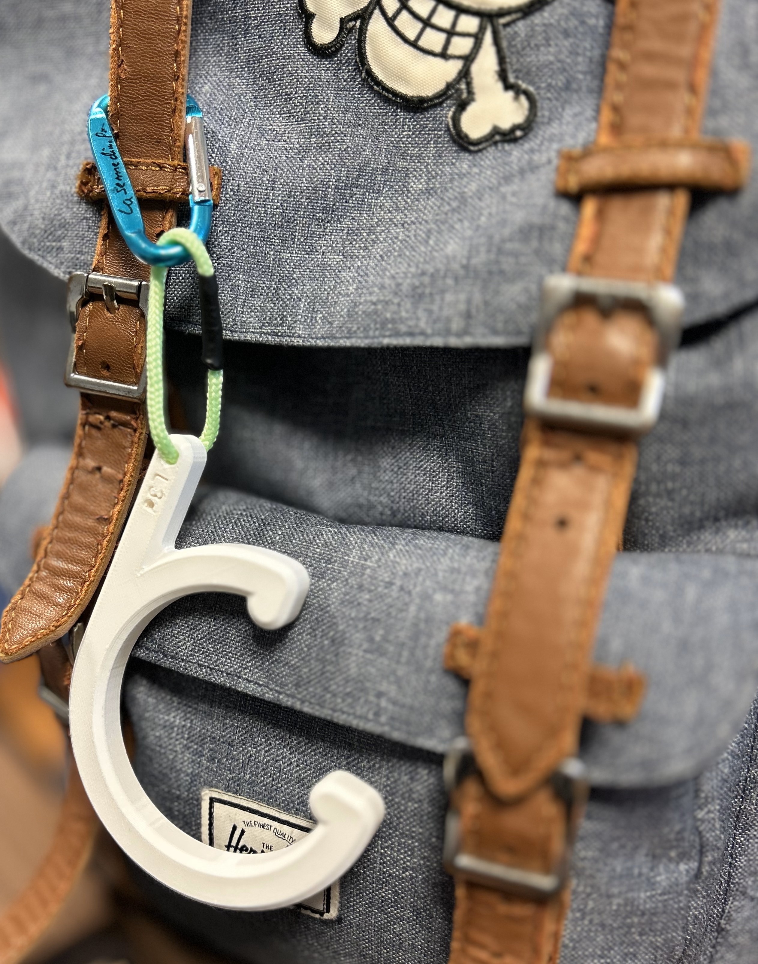 Vue détaillée du crochet