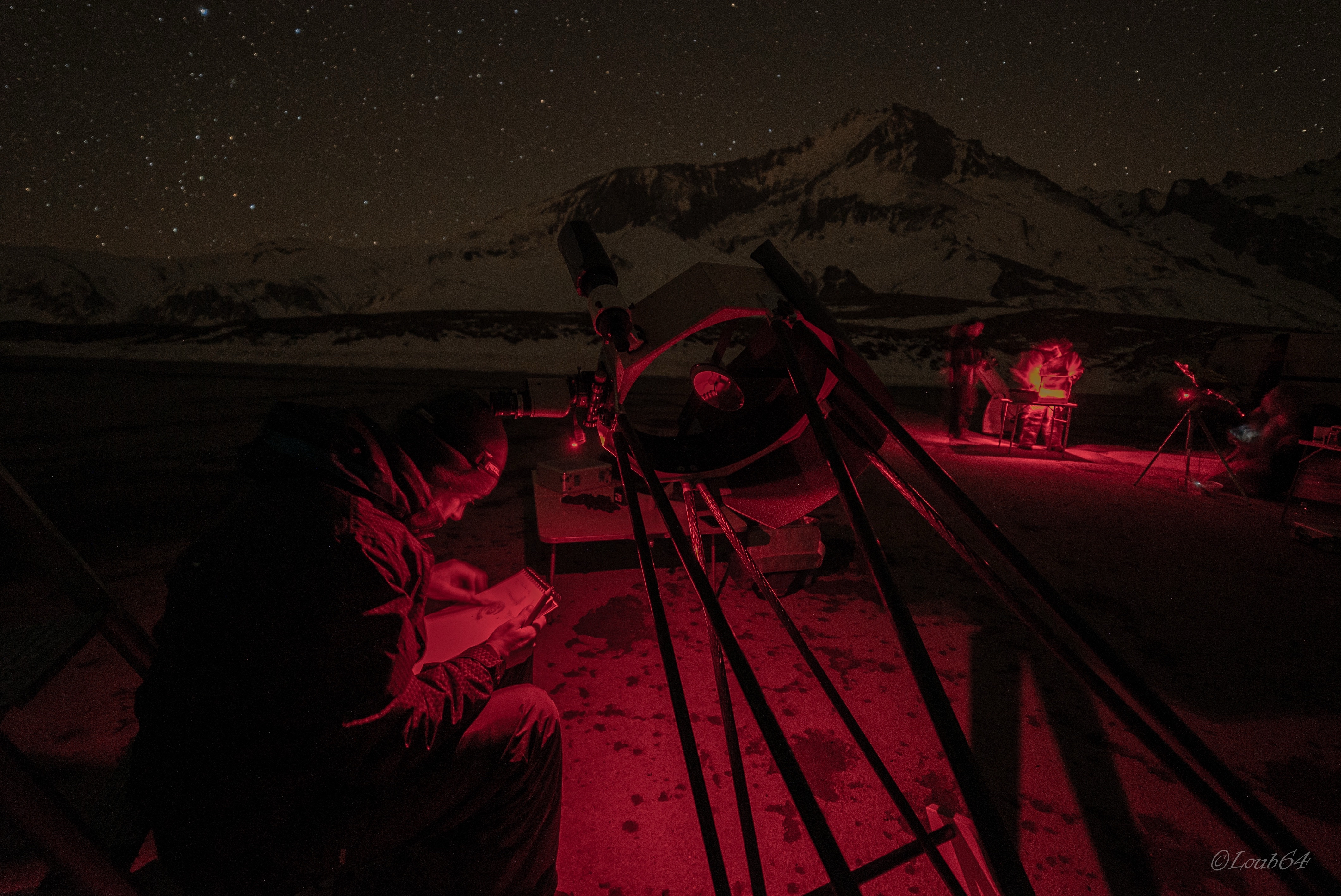 Astronomical drawing by Florian Rabiller