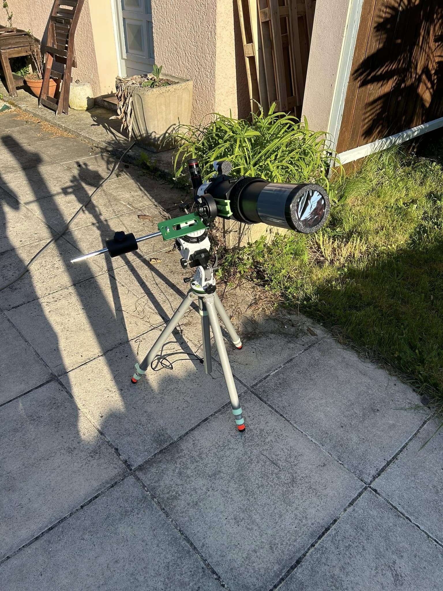 Lunette avec le filtre solar